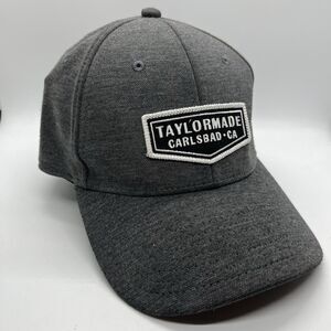 Taylormade Gray Fitted Golf Hat Size S/M Carlsbad, CA Flex
